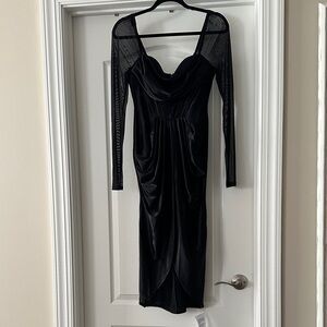 ASOS Black Long Sleeve Dress